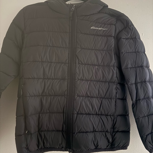 Eddie Bauer Black Puffer Jacket - Picture 1 of 2